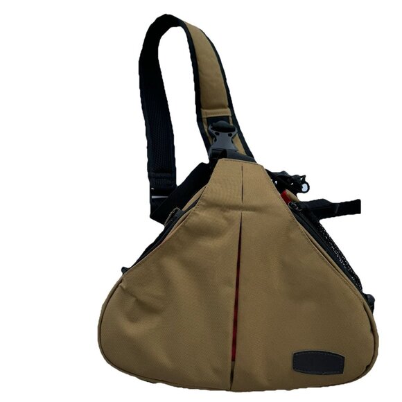 Caden Camera Bag Sling Backpack Camera Case Waterproof Tan/Camel Canvas - Picture 1 of 13